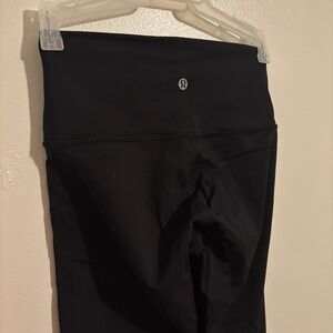 lululemon black leggings - size 4